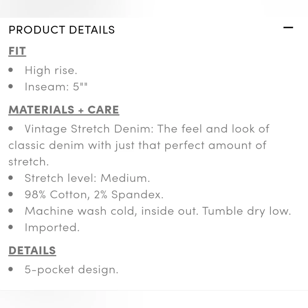 Torrid 5" Denim Shorts Sz 14 Vintage Stretch Light Wash High Rise - Picture 4 of 8